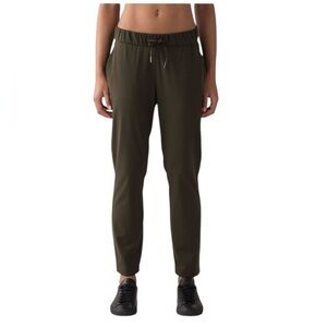 Lululemon On The Fly Pants Olive Green Size 6